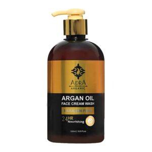 ژل شستشوی صورت کرمی حاوی روغن آرگان آدرا
