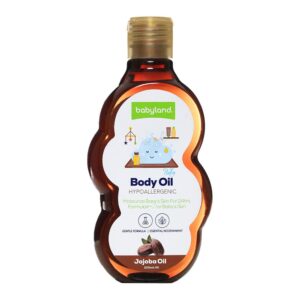 روغن ماساژ و نرم کننده پوست کودک حاوی روغن جوجوبا بیبی لند
