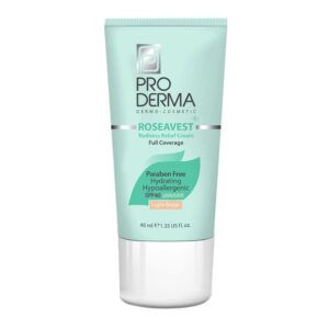 کرم مرطوب کننده رنگی بژ روشن SPF40 مناسب پوست معمولی و حساس پرودرما