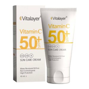 ضد آفتاب بی‌رنگ حاوی ویتامین C با +SPF50 ویتالیر