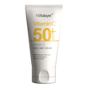 ضد آفتاب بی‌رنگ حاوی ویتامین C با +SPF50 ویتالیر