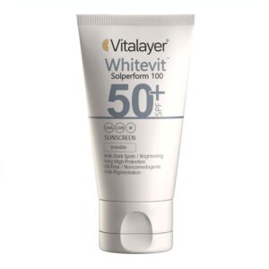 ضد آفتاب وایت ویت spf 50 بی‌رنگ ویتالیر