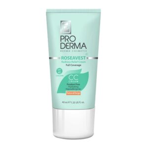 کرم مرطوب کننده رنگی SPF40 بژ طبیعی پوست معمولی و حساس پرودرما