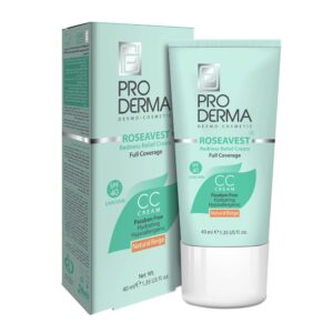 کرم مرطوب کننده رنگی SPF40 بژ طبیعی پوست معمولی و حساس پرودرما