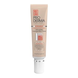 کرم ضد چروک رنگی دور چشم مدل Eyevest با SPF30 پرودرما