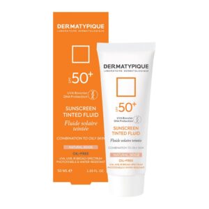 ضد آفتاب رنگی فلویید پوست مختلط و چرب +SPF50 رز بژ درماتیپیک