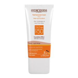 ضد آفتاب رنگی فاقد چربی SPF50 هیدرودرم