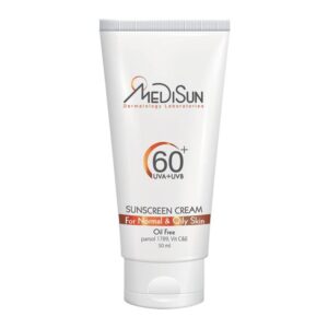 ضد آفتاب بی‌رنگ فاقد چربی SPF60 پوست معمولی و چرب مدیسان