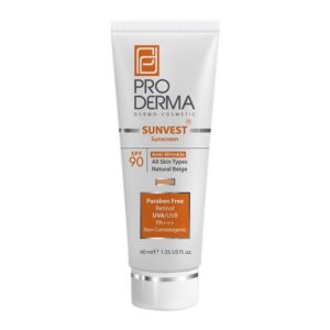 ضد آفتاب و ضد چروک رنگی SPF90 پرودرما