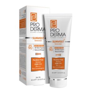 ضد آفتاب و ضد چروک رنگی SPF90 پرودرما